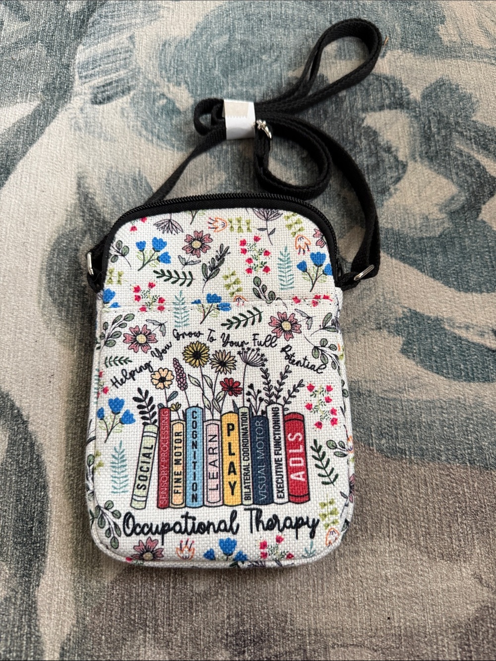 Occupational therapy cross body bag